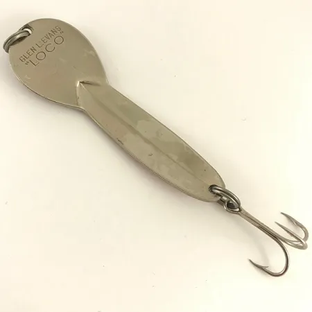 Cucharilla Loco 4 Glen Evans, Níquel / Rojo, 23g, Prisma Rojo, #4600