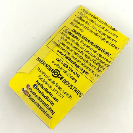 Panther Martin 4 Cucharilla, Trucha, 4g, Hoja Directa, #4601