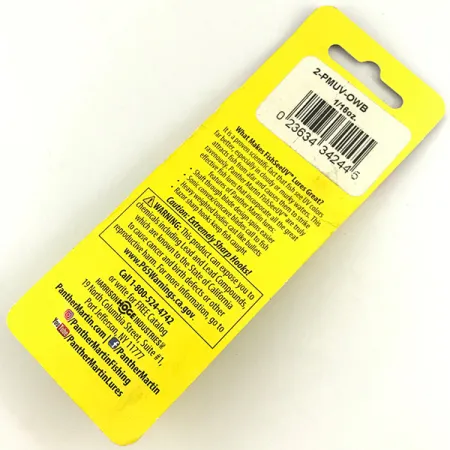 Panther Martin 2 Cucharilla, Trucha Arcoíris, 2.5g, FishSeeUV, #4602