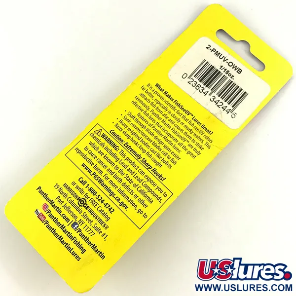 Panther Martin 2 Cucharilla, Trucha Arcoíris, 2.5g, FishSeeUV, #4602