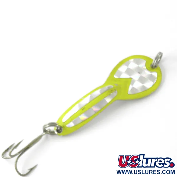 Loco 2 Glen Evans UV Cucharilla, Amarillo/Níquel, 7g, UV, #4611