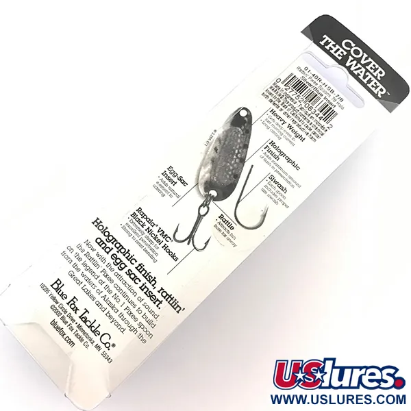 Blue Fox Rattlin Pixee Cucharilla, Rainbow Herring / Azul, 24g, #4620