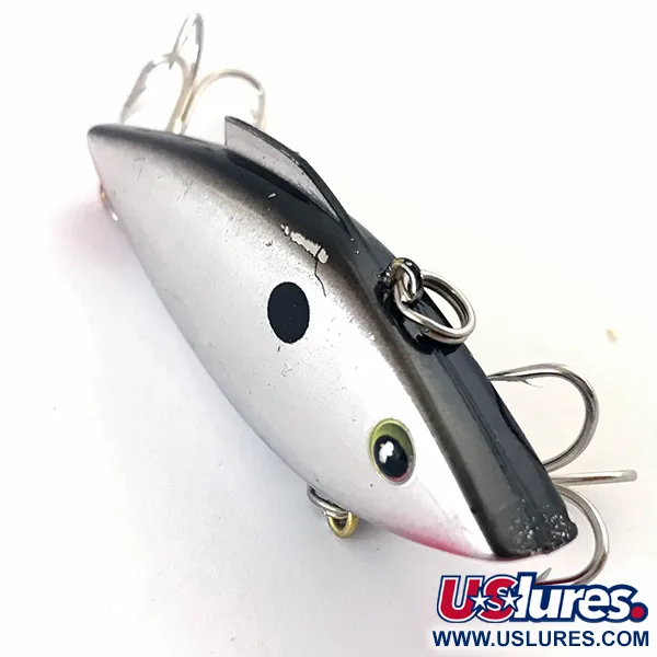 Bill Lewis Rat-L-Trap Lipless Crankbait, Plateado, 10g, Vintage, #4622
