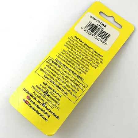 Panther Martin 2 UV Cucharilla, Trucha arcoíris, 1.75g, UV, #2-PMUV-OWB