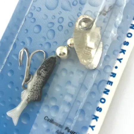 Renosky Sonic Swing Minnow 0 Señuelo, Plata, 2g, Tail-Flex, #4639