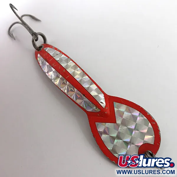 Glen Evans Loco 4 UV Cucharilla, Latón / Rojo UV, 23g, Prisma, #4646