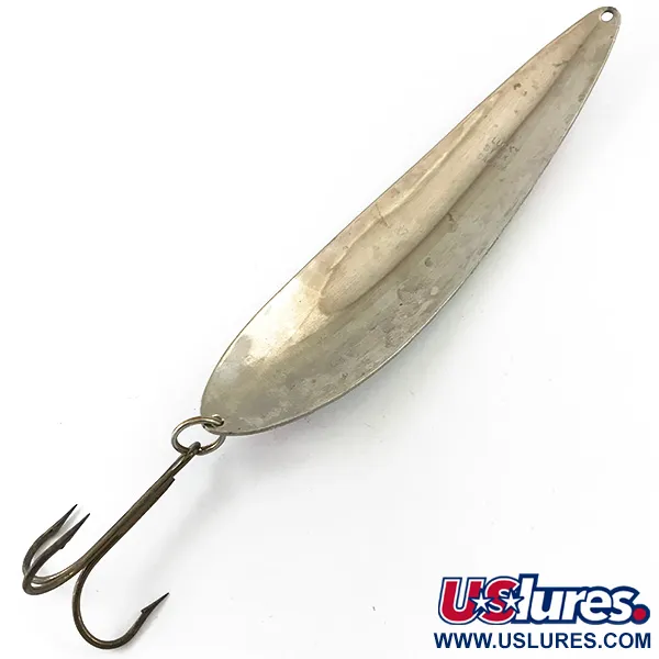 Cucharilla Lucky Strike Canoe Wobbler, White Pearl/Níquel/Rojo, 45g, #4647
