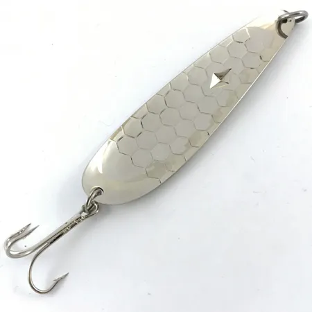 Luhr Jensen Diamond King 4 Cucharilla, Plata martillada, 14g, #4657
