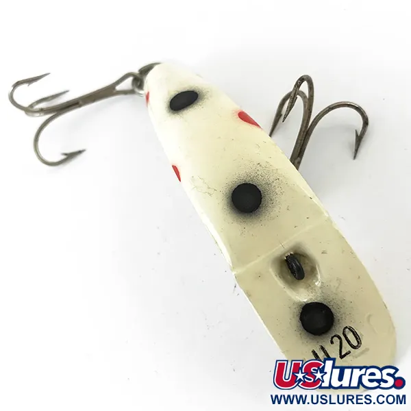 Worden Flatfish Señuelo, Blanco/Rojo/Negro, 9g, Modelo U 20, #4658