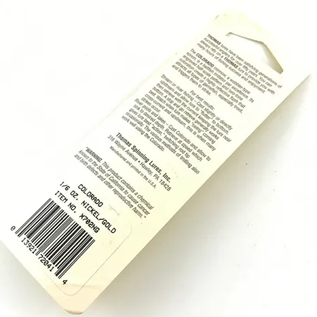 Thomas Colorado Cucharilla, Oro / Níquel, 5g, Escamas, #4665