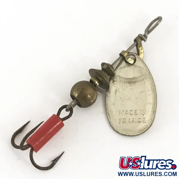 Mepps Aglia 0 Cucharilla, Plata, 2.2g, Funda Roja, #4682