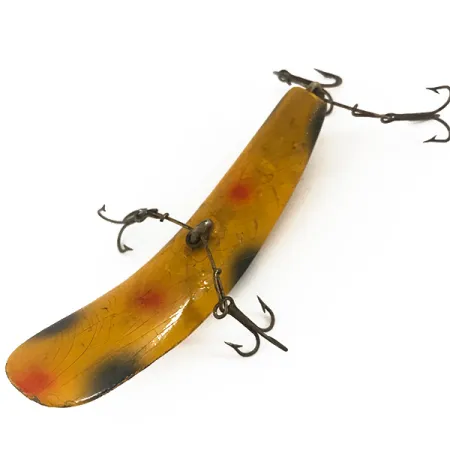 Helin Flatfish Señuelo, Amarillo / Negro, 9g, Diseño clásico, #4686