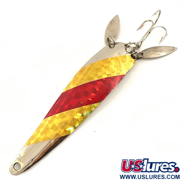 Marathon (with sonic blades) Cucharilla, Níquel/Oro/Rojo, 17g, #4700