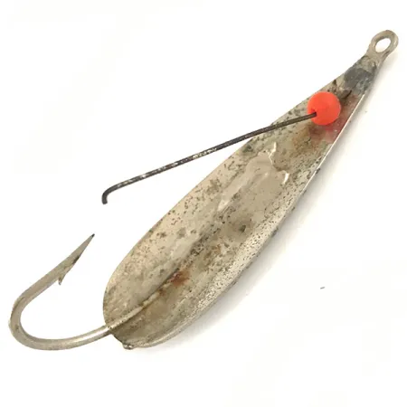 Marathon Weedless Wobbler Cucharilla, Plata martillada, 14g, Antialgas, #4701