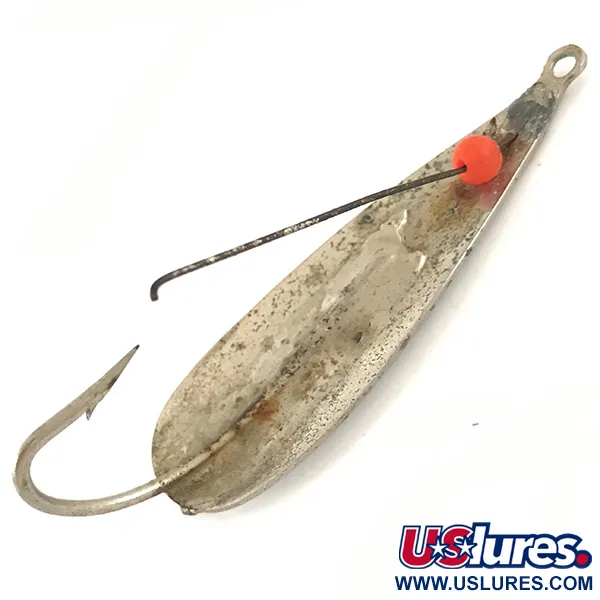 Marathon Weedless Wobbler Cucharilla, Plata martillada, 14g, Antialgas, #4701