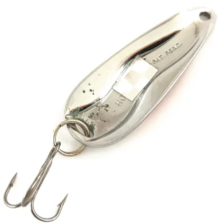 Cucharilla Luhr Jensen Hot Shot W, Níquel/Rojo/Blanco, 9g, Vintage, #4703