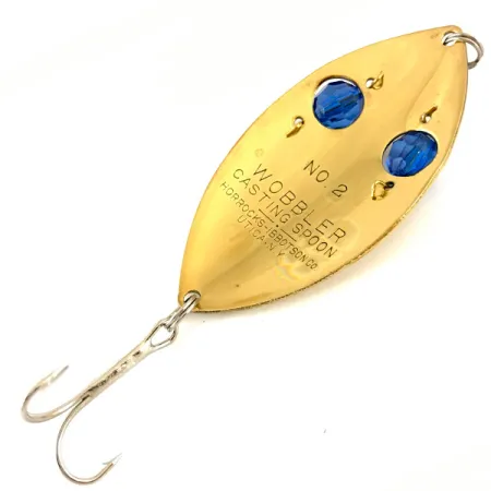Horrocks-Ibbotson Wobbler Cucharilla, Oro, 23g, Cuentas de vidrio, #4705