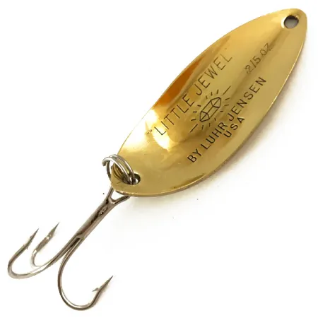 Luhr Jensen Little Jewel Cucharilla, Oro, 14g, Vintage, #4717