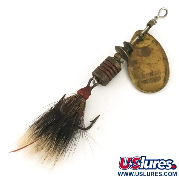 Mepps Aglia 1 dressed Cucharilla, Latón, 3,5g, Pelo ardilla, #4722