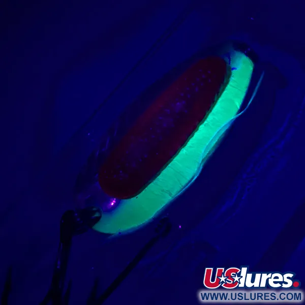 Blue Fox Rattlin Pixee Cucharilla, Rainbow Herring, 14g, UV Glow, #4736