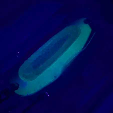 Blue Fox Rattlin Pixee UV Cucharilla, Rainbow Herring, 14g, UV Glow, #4737