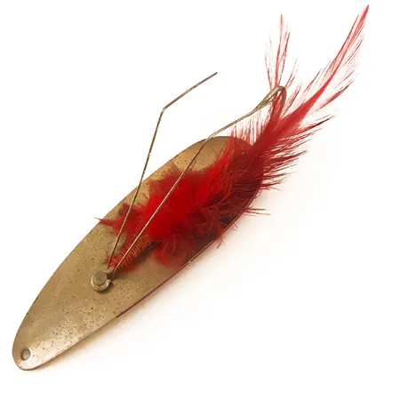 Eppinger Weedless Dardevle Cucharilla, Rojo/Blanco, 28g, Antialgas, #4744