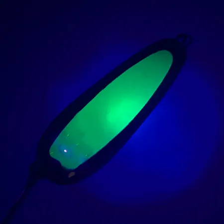 Luhr Jensen Flutter Spoon UV Cucharilla, Verde neón, 7,5g, UV, #4746