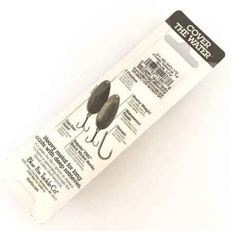 Blue Fox Pixee Cucharilla, Níquel martilleado/Azul, 14g, UV, #4748