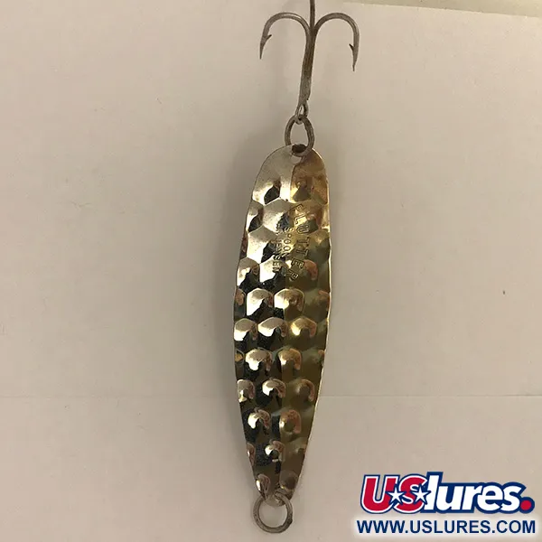 Cucharilla Luhr Jensen Flutter Spoon, Hammered Silver / Gold, 5g, #4750