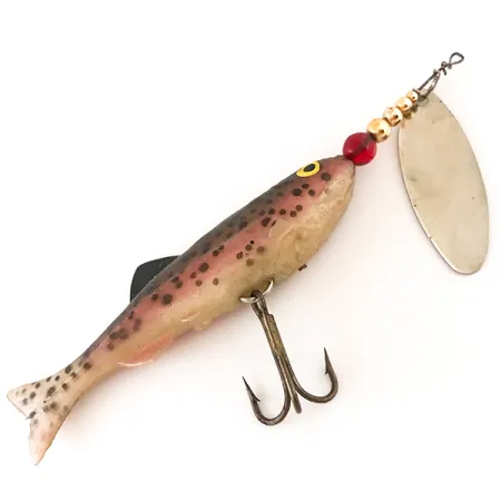 Renosky Minnow Señuelo híbrido, Trucha / Rojo, 18g, Pala, #4766