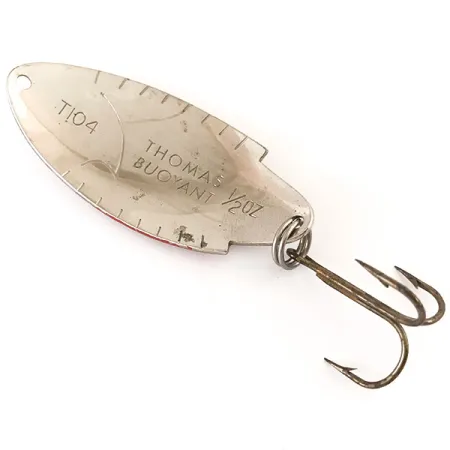 Thomas Buoyant Cucharilla, Níquel/Rojo/Amarillo/Negro, 14g, #4769