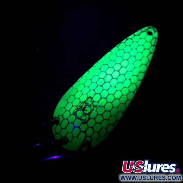 Cucharilla Eppinger Dardevle Imp Klicker UV, Verde/Níquel/UV, #4771
