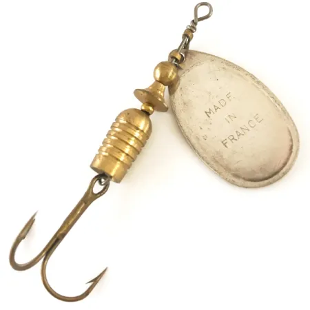 Mepps Aglia 3 Cucharilla, Plata, 7g, Grabado Vintage, #4777