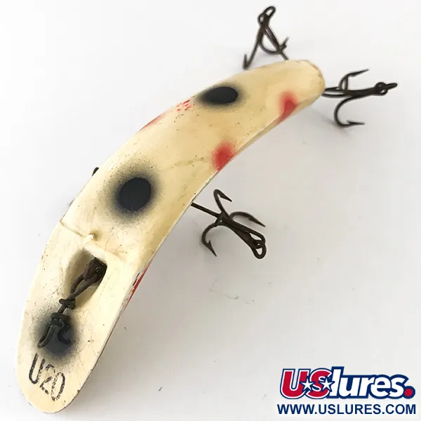 Yakima Bait Worden Flatfish Señuelo, Blanco/Rojo/Negro, 9g, Curvatura, #4791