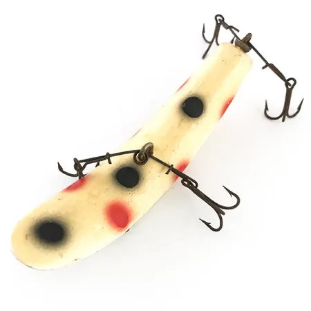 Yakima Bait Worden Flatfish Señuelo, Blanco/Rojo/Negro, 9g, Curvatura, #4791