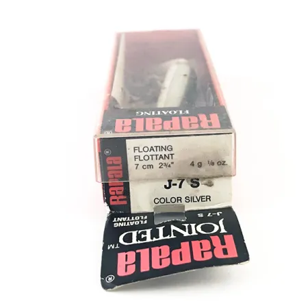 Rapala Jointed J-7 Articulado, Plata, 4g, Balsa, #4792