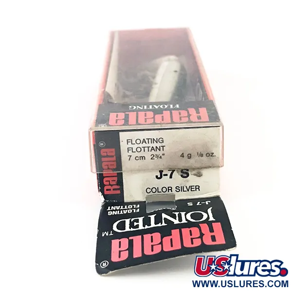 Rapala Jointed J-7 Articulado, Plata, 4g, Balsa, #4792