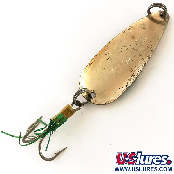 Cucharilla Lindy Finsel, Oro / Verde, 10g, Chapado oro, #4798
