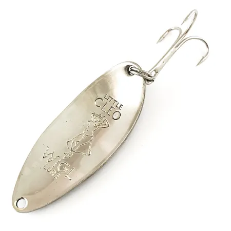 Acme Little Cleo (Hula Girl) Ondulante, Níquel/Azul/Rojo, 14g, #4809