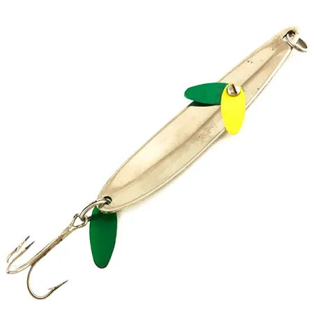 Bay de Noc Laker Taker UV Cucharilla, Plata/Amarillo UV, 21g, UV, #4811