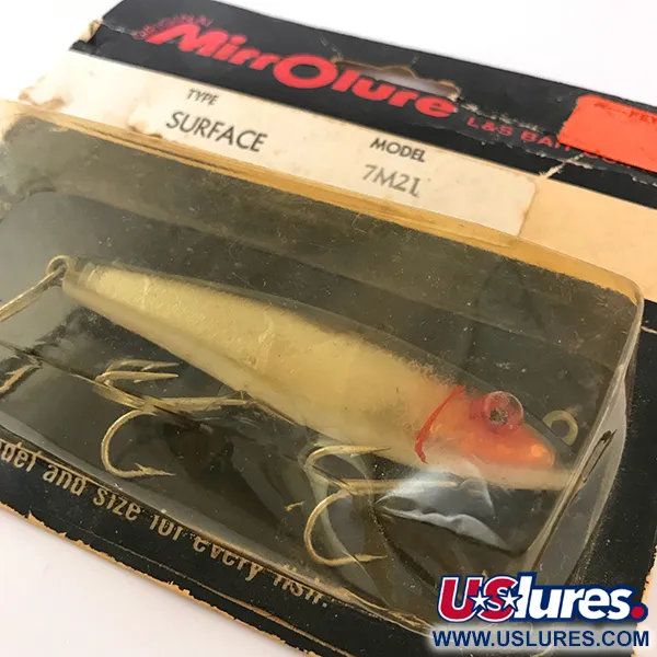 L&S Bait MirrOlure Paseante, Plata/Rojo, 11g, Superficie, #4824