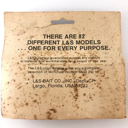 L&S Bait MirrOlure Paseante, Plata/Rojo, 11g, Superficie, #4824