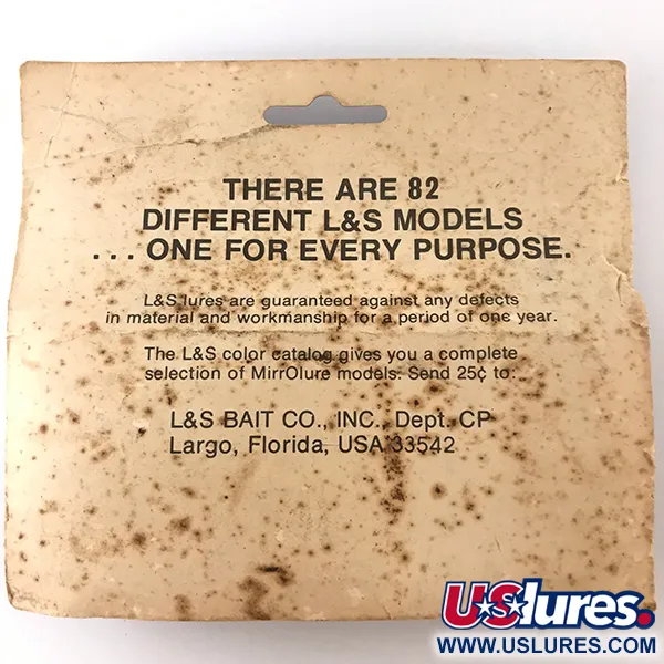 L&S Bait MirrOlure Paseante, Plata/Rojo, 11g, Superficie, #4824