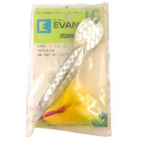 Glen Evans Loco 5 Cucharilla, Níquel, 58g, Efecto Holográfico, #4826