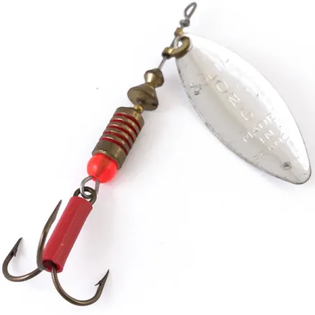 Mepps Aglia Long 2 Cucharilla, Plata, 7.4g, Hoja Sauce, #4835