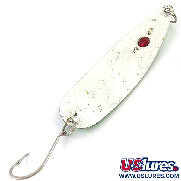 Eppinger Red Eye Evil Eye Cucharilla, Amarillo/Verde, 21g, #4848