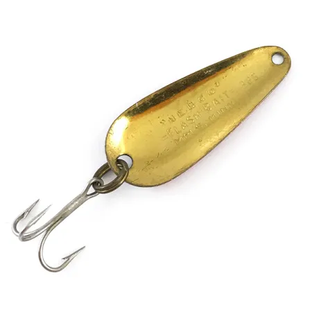 Nebco FlashBait 366 Cucharilla, Rojo / Blanco / Latón, 1,9 g, #4876