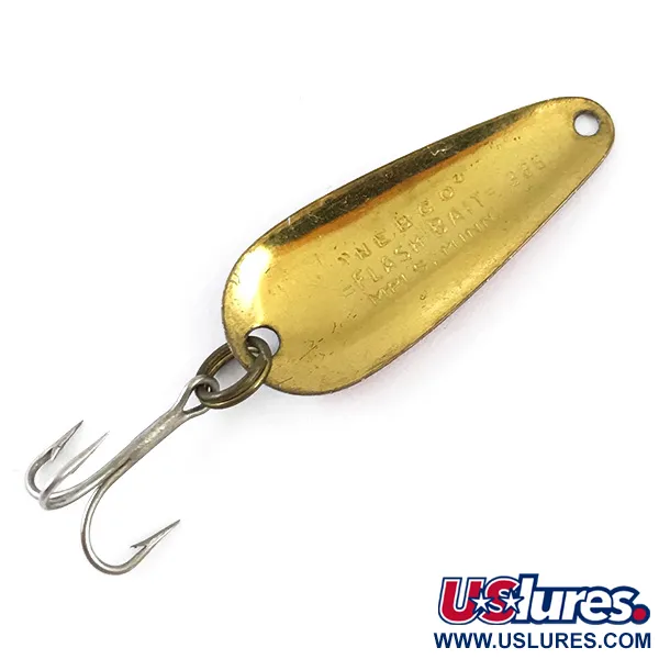 Nebco FlashBait 366 Cucharilla, Rojo / Blanco / Latón, 1,9 g, #4876