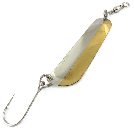 Pflueger Limper Flasher 7730 Cucharilla, Oro/Plata, 21g, Anzuelo Simple, #4882