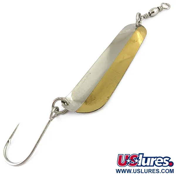 Pflueger Limper Flasher 7730 Cucharilla, Oro/Plata, 21g, Anzuelo Simple, #4882